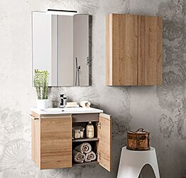 Mobile per bagno con lavabo integrato, Havasu 7 Bis 