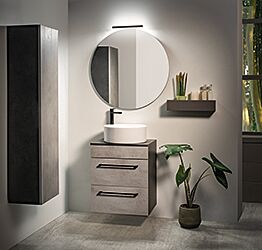 Cassettiere bagno moderne, mobile con 2 cassetti, Jog 1