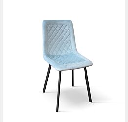 offerta sedia rombi azzurra