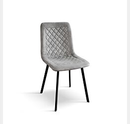 offerta sedia rombi grigia