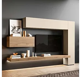 parete moderna con colonna