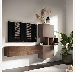 Parete attrezzata di design economica