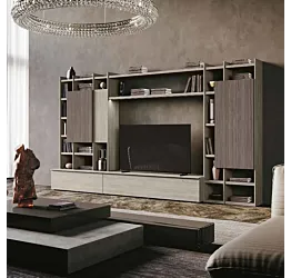 parete cannettata grigio