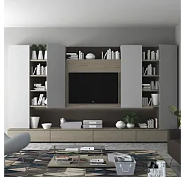 parete moderna con ante