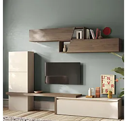 pareti con ante tagliate