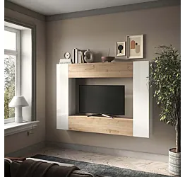 parete sospesa in legno