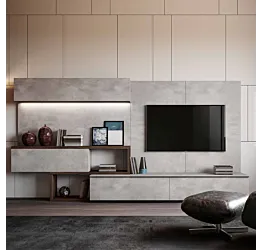 parete ardesia cemento