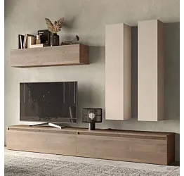 parete con cassettoni a terra