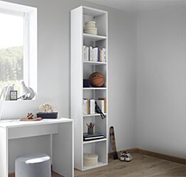 Libreria 4 o 5 ripiani color Bianco