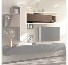 pensile bronzo con anta inclinata