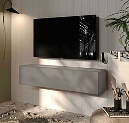 Pensile 138x30x29h cm,  Ardesia, collezione Logica