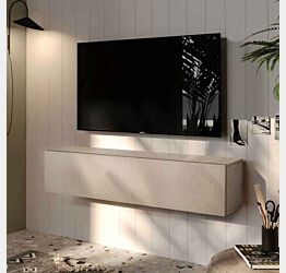 Pensile 138x30x29 h cm, Argilla, collezione Logica