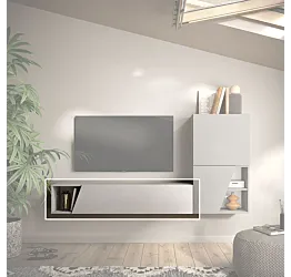 ribalta con anta inclinata gesso