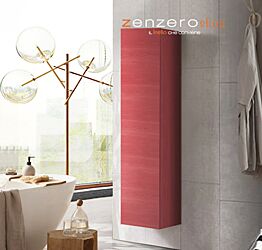 Colonna da bagno sospesa, Rossa