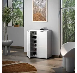 scarpiera bassa con 5 ripiani