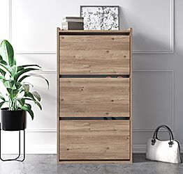 Scarpiera Ankara rovere, 3 cassetti