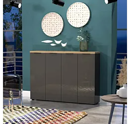 Scarpiera in offerta alta 4 ante Antracite 