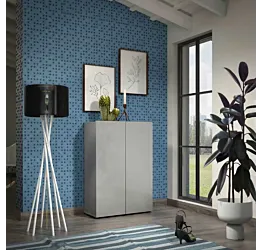 scarpiera 2 ante in offerta grigia