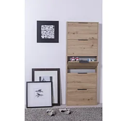 scarpiera 5 ribalte rovere