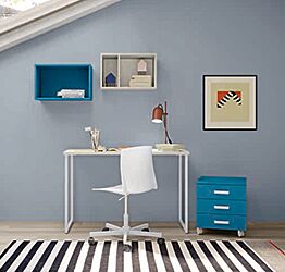 Scrivania Rovere gesso L.90