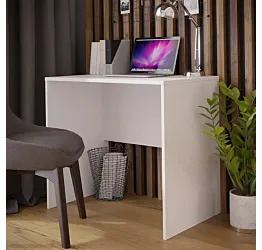 scrivania bianca 80 cm