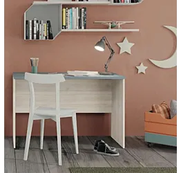 Scrivania moderna in finitura Cadaques e Noce brina