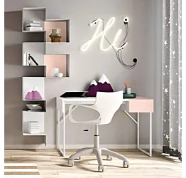 scrivania moderna rosa antico