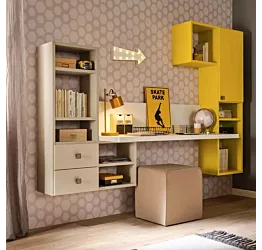 zona studio sospesa gialla