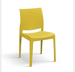sedia finitura mostarda