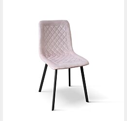 sedia rosa con rombi