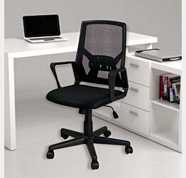 poltrona da ufficio nera