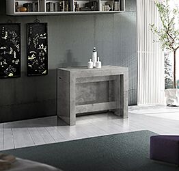 Consolle Pesciolino allungabile 3 metri, grigio