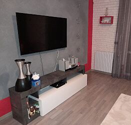 Mobile tv ossido e Bianco, design moderno