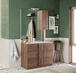 mobile bagno legno moderno