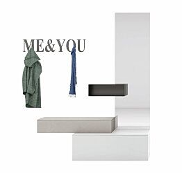 Mobile da ingresso con appendiabiti Me&You Zenzero Shop