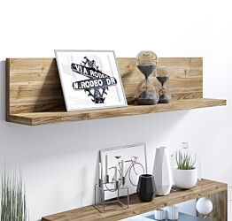 Mensola L.150 cm, finitura noce