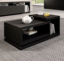 Tavolino moderno, finitura Nero opaco