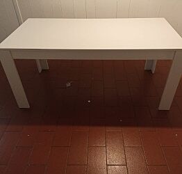 Elegante Tavolo moderno allungabile bianco