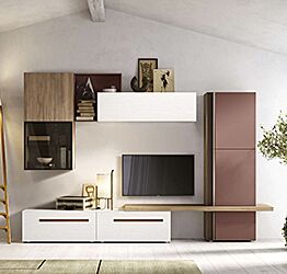 Mobili per soggiorno moderni, parete attrezzata  Tanganica tricolor