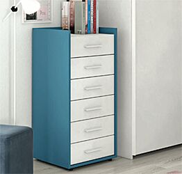 Settimino moderno in finitura Cadaques e Cemento artico