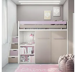 soppalco con armadiatura