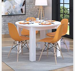 tavolo rotondo bianco