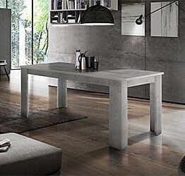 Tavolo moderno allungabile in finitura Cemento