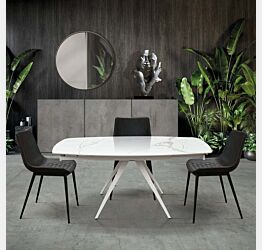 tavolo bianco in ceramica