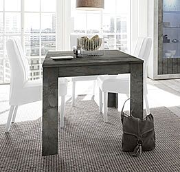 Tavolo allungabile moderno in finitura ossido