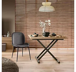 tavolo moderno noce biondo