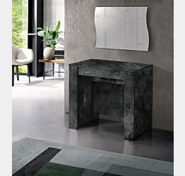 tavolo con allunghe ossido