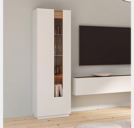 Vetrina di design in promozione