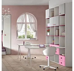 scrivanie e librerie abbinate