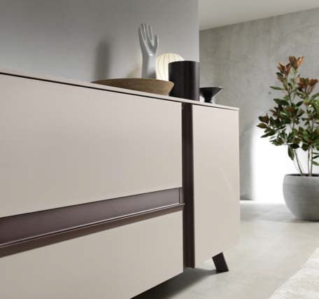 Madia Nakuru di alta qualità in finitura Cachemire e Brunito